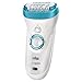 Silk Epil 9-558 Women's Wet and Dry Cordless Epilator with 5 Extras - Including Bonus Face Epilator