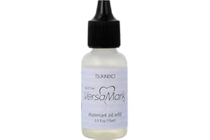 Tsukineko - Versamark Recharge Encre, Transparent, 15ml