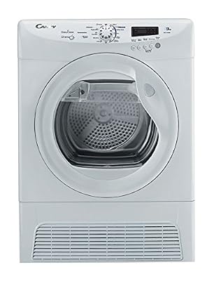 Candy GCC7913NB Sèche Linge Condensation 9 kg Départ Différé, Nombre de Températures: 2, sonde électronique, Affichage du Temps Restant, Ecran