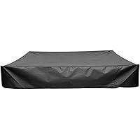 ZQEDY Sandkastenabdeckung, Sandkastendeckel, quadratischer staubdichter Sandkastendeckel mit Kordelzug, wasserdichte…