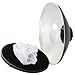 Produktbild DYNASUN S56 Beauty Dish Lichtformer 56cm mit Wabe Wabeeinsatz und Diffusor für Blitzgeräte Flash Lampen mit Bowens Anschluss, Silber/Weisser