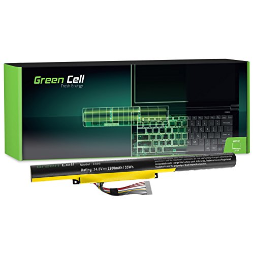 Green Cell® L12M4F02 L12S4K01 Laptop Akku für Lenovo IdeaPad P500 Z500 Z500A Z505 Z510 Z400 (4 Zellen 2200mAh 14.4V)
