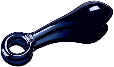 Female Glass massager Toys Handheld Glass Wand Toys for Women,balck 6.3''×1.38''