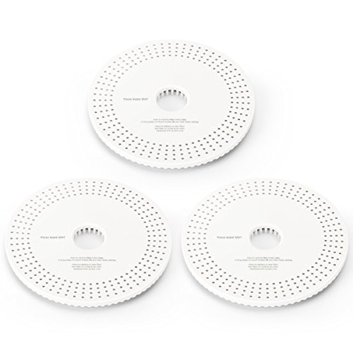 Lunvon Filtri di Ricambio per Animali Domestici (confezione da 3) per Fontana d'acqua 0,8 Galloni Capacità-3 Modalità di Lavoro Intelligenti e Design Pompa Muto