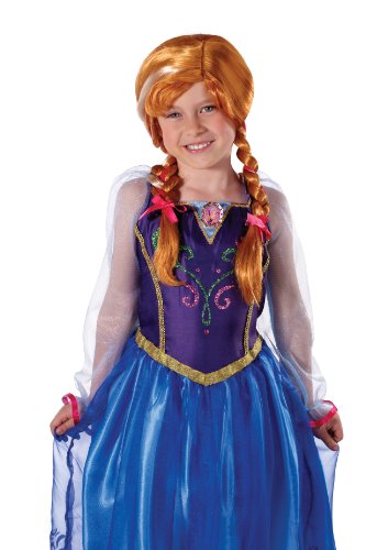 Jakks pacific uk Disney Frozen - Peluca de Anna para niña