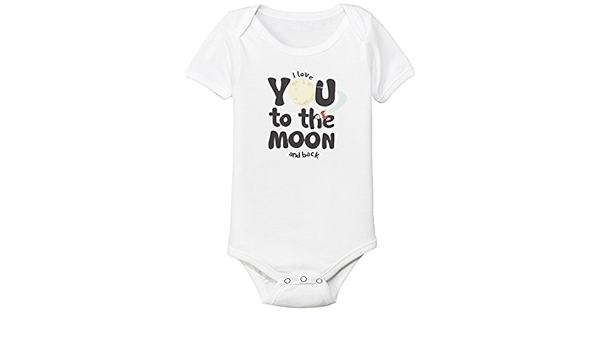 I Love You To The Moon And Back Baby Vest Amazon Co Uk Clothing