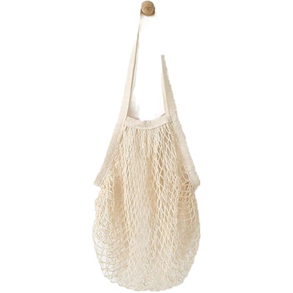 Sac De Rangement En Maille Metyou - Portable Et Réutilisable - Idéal Pour Les Courses, Le Shopping, Etc