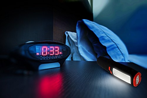 LED Arbeitsleuchte mit 37 LEDs, Haken & Magnethalter - 2
