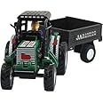 VBE® Green Multi-Color Farmer Tractor Trolley for Kids | Openable Trolley Feature | Construction Vehicle | Beautiful Design | Miniature Scaled Models