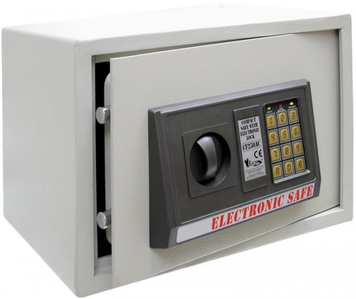 Preisvergleich Produktbild Tresor mit Codeschloss McVoice ''eSafe 860L'' B35xH26xT26 cm