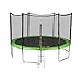 Produktbild FastJump Garten-Trampolin TUV Deluxe, Außennetz, Farbe und Größe wählbar, grün, 13FT - 400cm - 6 perches