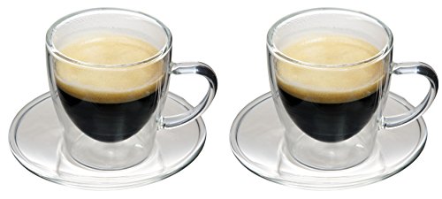 2x-80ml-doppelwandige-Espresso-Tassen-mit-Henkel-und-Untersetzer-modern-zeitloses-Design-in-toller-Verpackung-by-Feelino