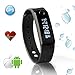 Produktbild Fitness Tracker, Fitness Armbänder, Aktivitätstracker mit Herzfrequenzmesser, Schrittzähler, Pulsmesser, uhr, gps, Schlaf Tracker, Anrufen/SMS, drahtloses bluetooth Smartphones, Apple iOS & Android