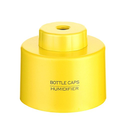 SODIAL(R)USB beweglicher Ultraschall Luftbefeuchter DC 5V Buero Feuchtigkeitsregler Nachtlichtfunktion fuer Raeume bis ca. 10 m? + 2er set saugfaehig Filter - 3