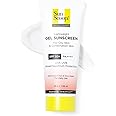 SunScoop Ceramides & Rice Water Gel Sunscreen | SPF 50+ PA++++ | For Oily & Combination Skin | Oil-Free Finish | Sweat-Free | Lightweight Formula | Protects Skin Barrier | 45g
