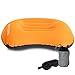 Produktbild Tancendes Aufblasbare Ultraleichtkissen für Camping - Kompaktes Reisekissen - Bequeme 100% Seidenaugenmaske - für Rucksackreisen, Wandern, Flugzeug, Zug, Auto, Büro, Yoga Gear (Orange)