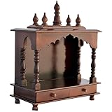 Jodhpur Handicrafts Home Temple / Wooden Temple/ Pooja Mandir / Pooja Temple With Led Bulb