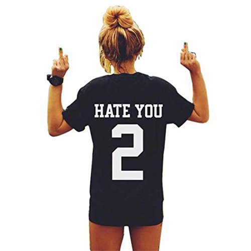 Preisvergleich Produktbild Sannysis Damen Sommer Kurzarm T-Shirt-Sport-Hemd (M, Schwarz)