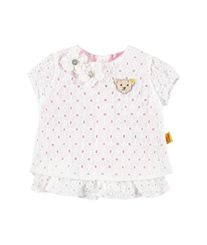 Steiff Girl's Blouse -  White - 0-3 Months