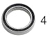 Produktbild RT Reckward Tuning Kugellager 15x21x4mm 6702-2RS ABEC 3 (4 Stück)
