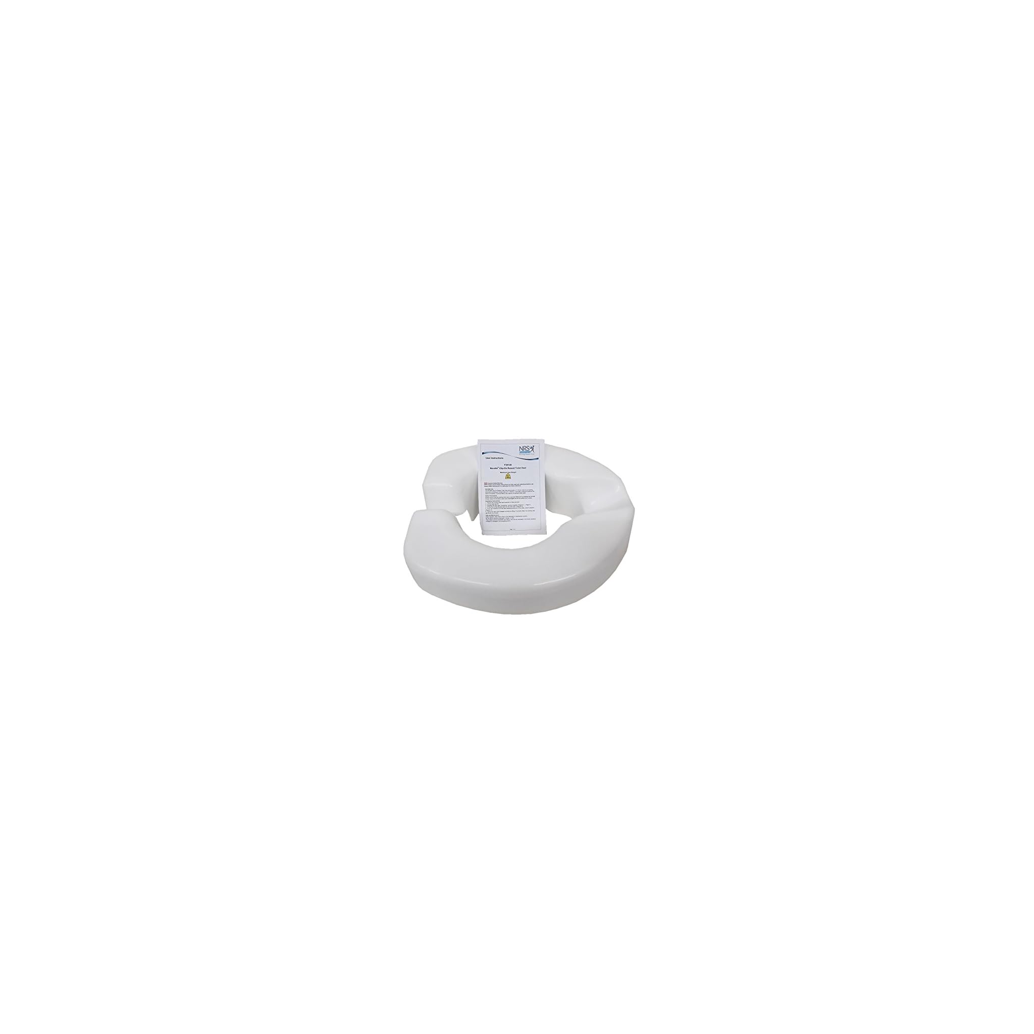 NRS Healthcare F25145 Novelle Portable ClipOn Raised Toilet Seat
