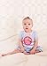 Lucy Darling Shop Baby Month Bodysuit Sticker - Baby Girl - Floral Hand Lettering - Months 1-12