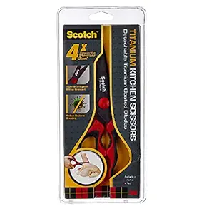 Scotch Titanium Kitchen Scissor (Red)