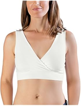 Umstands-BH zum Stillen - Bugelloser und Ultra-weicher Schlaf-BH fur Schwangerschaft aus Biobaumwolle von Kindred...