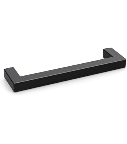 Handgrepen voor kasten en laden,set van 2 zwarte moderne T-handgreep, roestvrij stalen kast hardware,Meubelknoppen voor kasten,laden,keukens,dressoirs,lengths-25cm(16cmHoleCenter