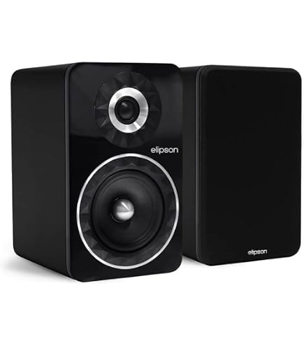 Elipson Prestige Facet 7SR Altoparlante Surround A 2 Vie, Nero, 80W RMS, Risposta 65 Hz - 25 KHz, Coppia Di Diffusori - 4