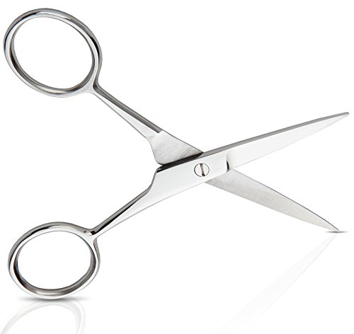 Moustache Scissors and Beard Trimmer For Men - Sharp Facial Hair Trimmers to Look Well Groomed