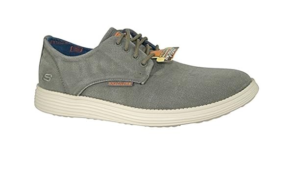 skechers status borges mens canvas shoes