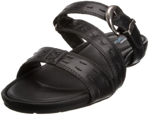 Timberland Women's Pleasant Bay Umbrella Black Open Toe Flat 25636 6 UK