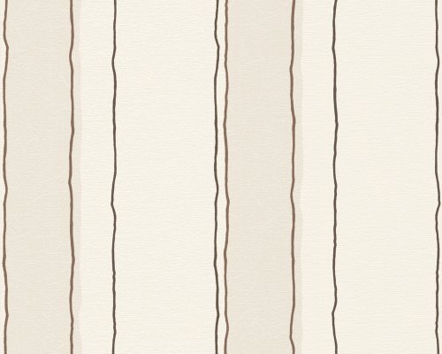 A.S. Création Vliestapete Viora, Streifentapete, beige, braun, creme, 133533 - 2