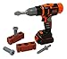 Produktbild Smoby 360108 - Black + Decker mechanischer Akkuschrauber