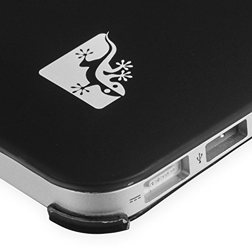 Gecko Macbook Air 11″ Clip On Case – Schwarz – trendige Farben / perfekter Schutz in der Farbe schwarz / black geeignet für Macbook Air 11,6″ (Typ A1370 und A1465) - 5