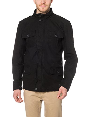 Lower East Chaqueta de hombre, Negro, 4XL