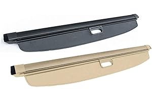 WangSiwe Car Retractable Cargo Cover Boot Parcel Shelf for Mercedes Benz GLC Protection Privacy Cover Cargo Cover Boot Cover Roller Blind, Black Style