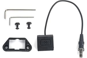 SBGJMY Tactical Flashlight Remote Pressure Switch Portable M300 M600 Scoutlight Torch Switch (Black)