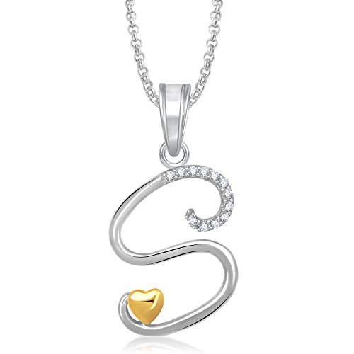 Meenaz Jewellery Gold & Silver S Letter Pendant for girls women Locket Pendants With Chain For Men Unisex Jewellery set for Women- Chain Pendant-340 RS.199 (94.00% Off) - Amazon Meenaz Jewellery Gold & Silver S Letter Pendant for girls women Locket Pendants With Chain For Men Unisex Jewellery set for Women- Chain Pendant-340 RS.199 (94.00% Off) - Amazon