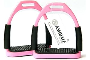 AMIDALE SPORTS FLEXI STIRRUPS HORSE RIDING BENDY IRONS BEAUTIFUL COLORS VARIOUS SIZES