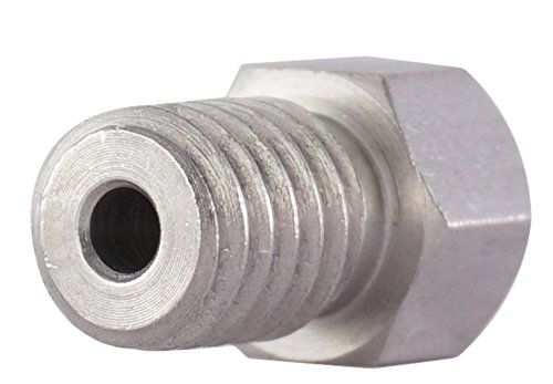 3DFreunde 3 Stk. 0,3mm + 2 * 0,4mm präzisions Edelstahl MK8 Makerbot RepRap Anet A8/A6 Extruder Hotend Druckkopf Düse für 1.75mm Filament 3D Drucker (Nozzle) stainless steel M6 - 4