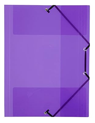 Viquel Chemise 3 rabats en propyglass A4 Violet