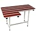 Produktbild CSI bathware sea-sd3221-rh-pw Ada Badezimmer Dusche Badewanne Sitz, zusammenklappbar, Wand-, rechte Hand, Phenolharz-Holz Sitz, 32 von 53,3 cm