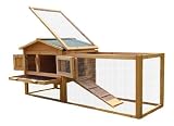 Planta superior tiene una gran superficie con la apertura de una puerta de madera y ventana de malla para permitir un acceso excelente y el aire circulation. hay otra puerta que conduce a la rampa que se puede cerrar para mayor seguridad en la noche o para permitir que usted para limpiar la zona de juegos.