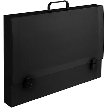 3 Custodie Grandi Per Artisti A2 – PVC Trasparente Con Manico, Per Poster E Disegni - 4