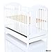 Baby Cot Bed LASSE white 120x60 maden of solid pine with XXL Drawer