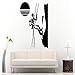Produktbild jiushizq Kreative Sport Wandaufkleber Klettern In Den Sonnenuntergang Abnehmbare Wandtattoos Home Art Decor Positive Sport Tapete Rosa 75x83 cm