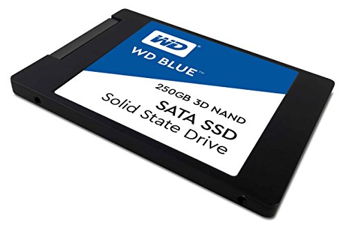 Western Digital WDS250G2B0A WD Blue 250GB 3D NAND Internal SSD 2 5  SATA