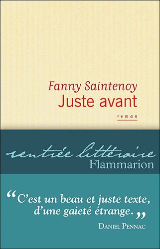 couverture de : Juste avant